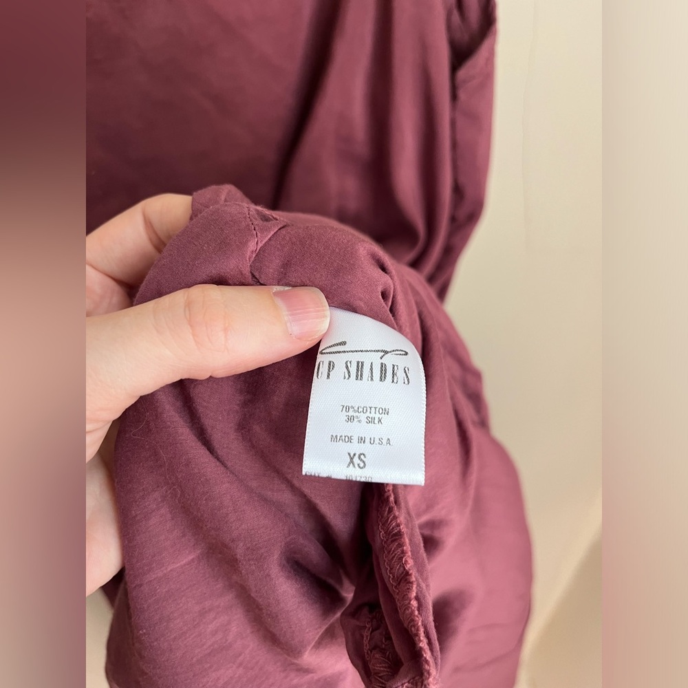 CP SHADES mauve cotton silk sundress - Picture 8 of 14